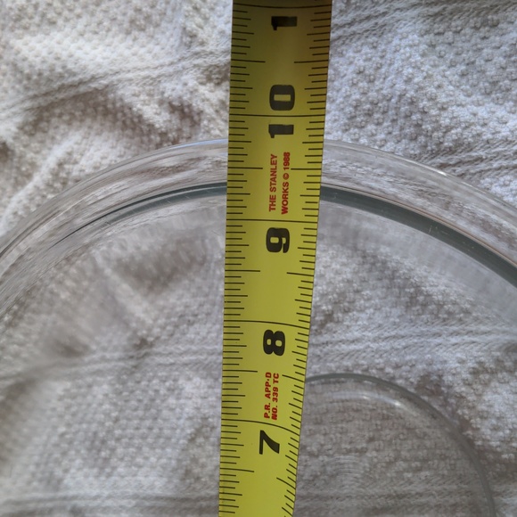 Vintage Pyrex Clear Nesting Bowls Set of 4 (325, 323, 322, 322) - Picture 10 of 12